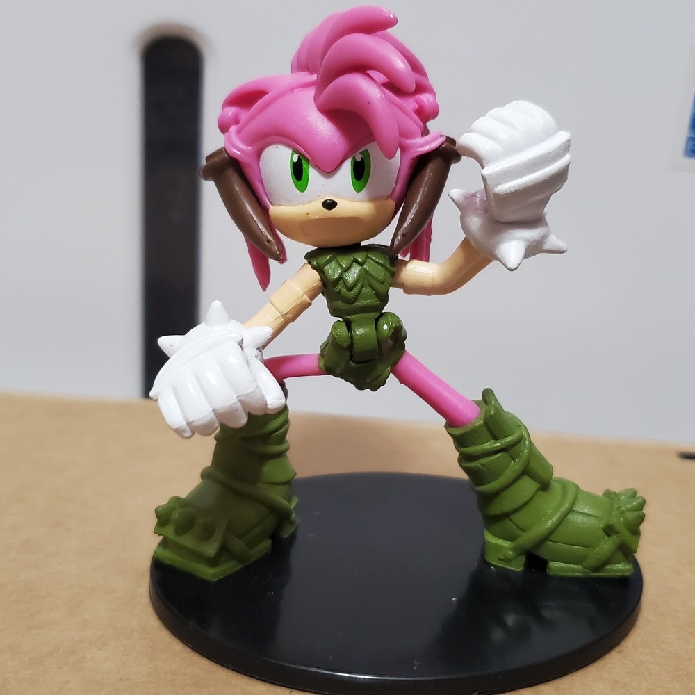 SEGA Sonic Prime Amy Thorn Rose‎ 3" Figure No Hammer